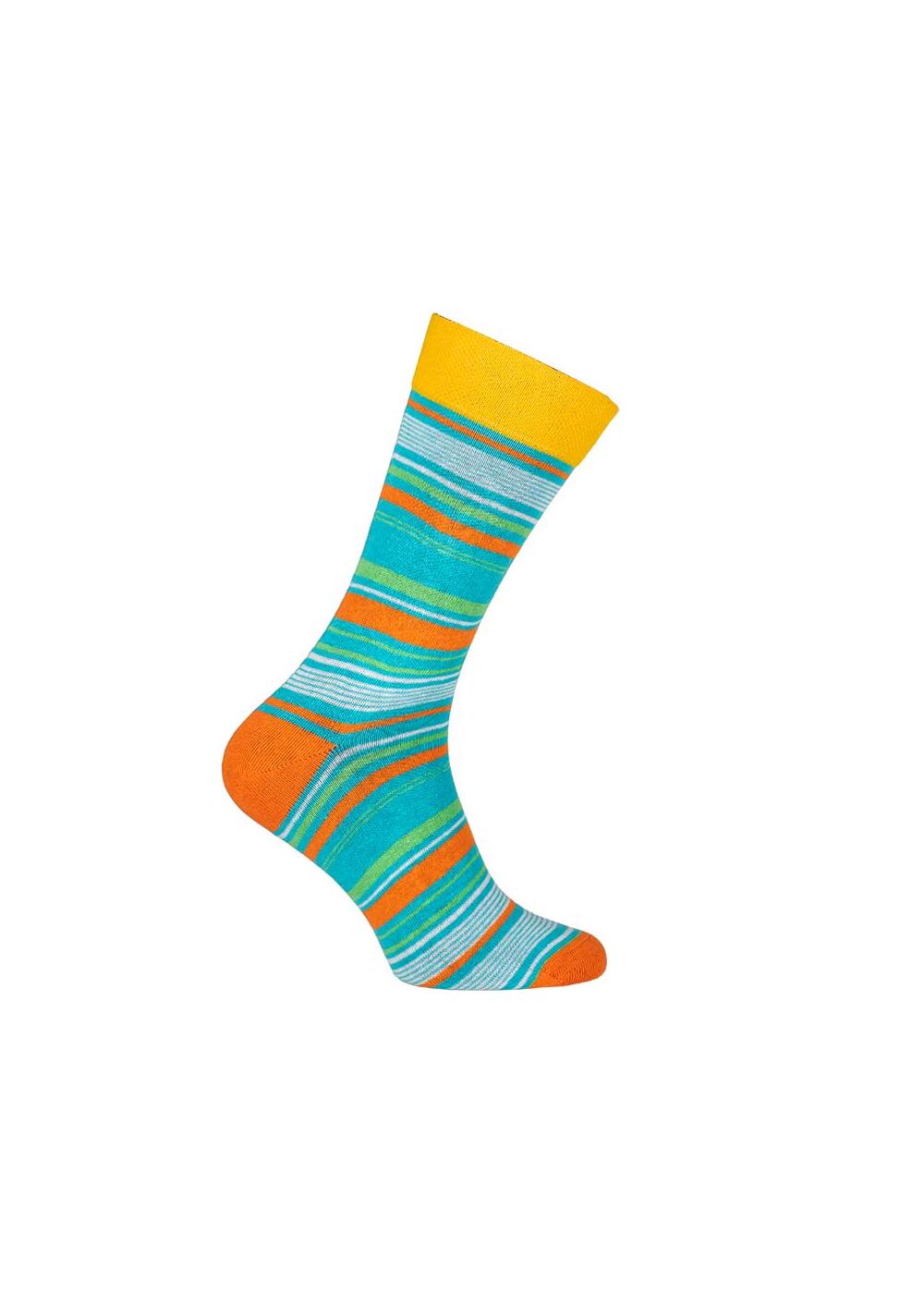 BEACH - Gestreifte bunte Socken - Unisex BEACH - Gestreifte bunte Socken - Unisex - Image 1