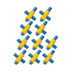 Beco 10x Aqua-Nudel-Verbinder 4-Loch