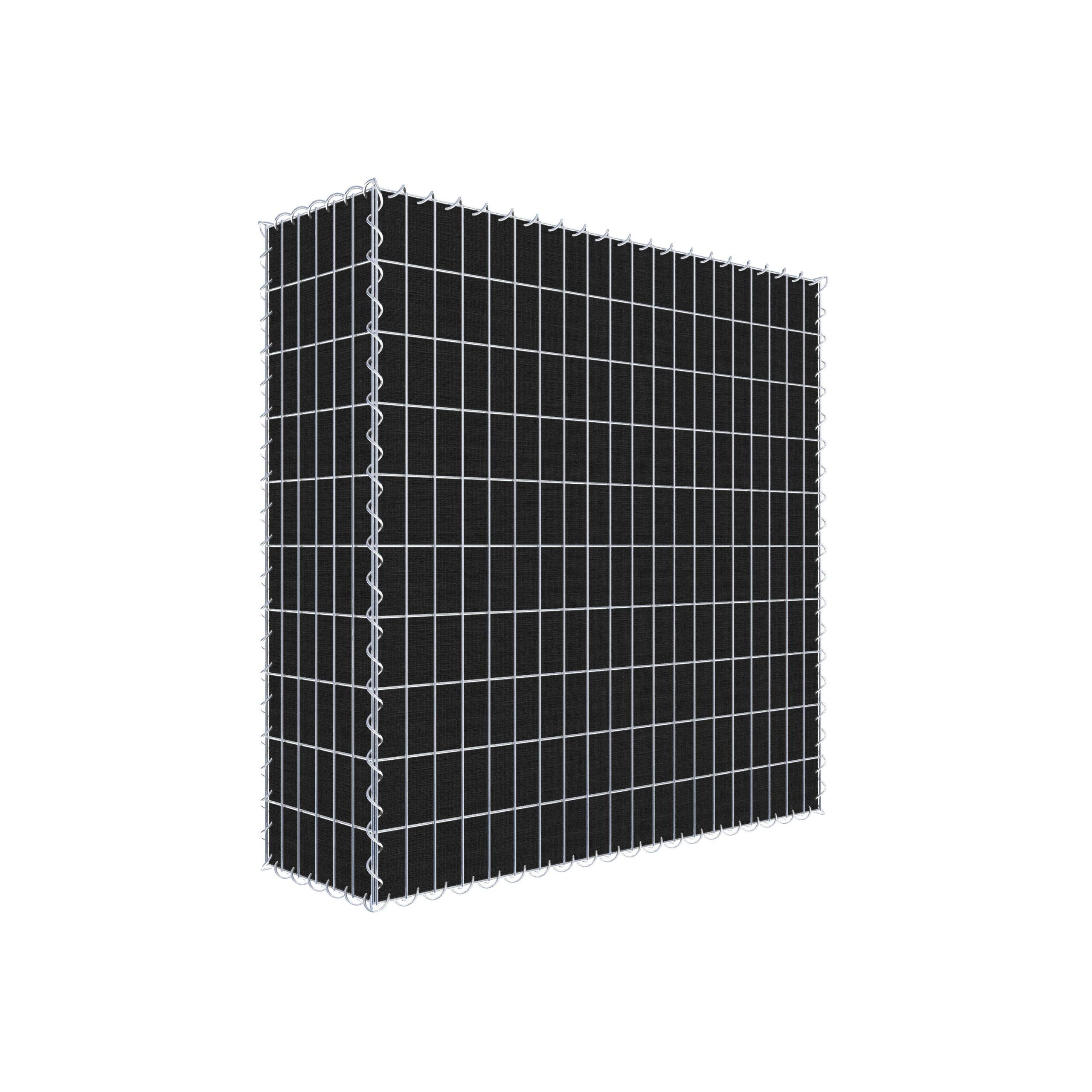 Begrünte Gabione mit Vlies 100 cm x 100 cm x 30 cm (L x H x T) Begrünte Gabione mit Vlies 100 cm x 100 cm x 30 cm (L x H x T), Maschenweite 5 cm x 10 cm, Spirale - Image 1