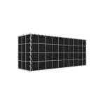 Begrünte Gabione mit Vlies 100 cm x 40 cm x 30 cm (L x H x T), Maschenweite 10 cm x 10 cm, Spirale