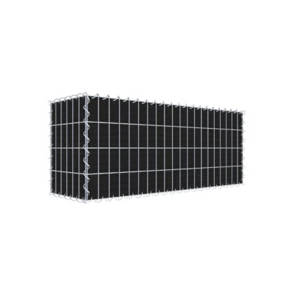 Begrünte Gabione mit Vlies 100 cm x 40 cm x 30 cm (L x H x T), Maschenweite 5 cm x 10 cm, Spirale