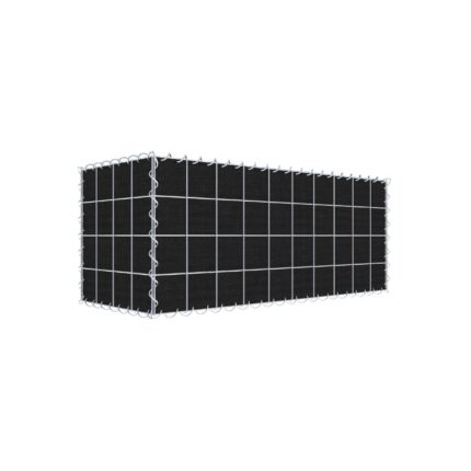 Begrünte Gabione mit Vlies 100 cm x 40 cm x 40 cm (L x H x T), Maschenweite 10 cm x 10 cm, Spirale