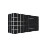 Begrünte Gabione mit Vlies 100 cm x 50 cm x 30 cm (L x H x T), Maschenweite 10 cm x 10 cm, Spirale