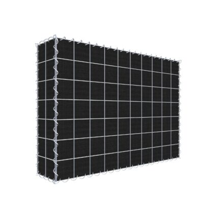 Begrünte Gabione mit Vlies 100 cm x 70 cm x 20 cm (L x H x T), Maschenweite 10 cm x 10 cm, Spirale