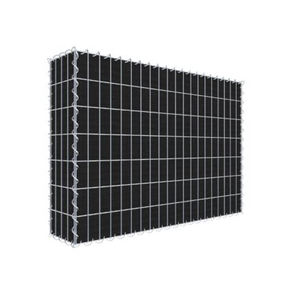 Begrünte Gabione mit Vlies 100 cm x 70 cm x 20 cm (L x H x T), Maschenweite 5 cm x 10 cm, Spirale