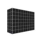 Begrünte Gabione mit Vlies 100 cm x 70 cm x 30 cm (L x H x T), Maschenweite 10 cm x 10 cm, Spirale