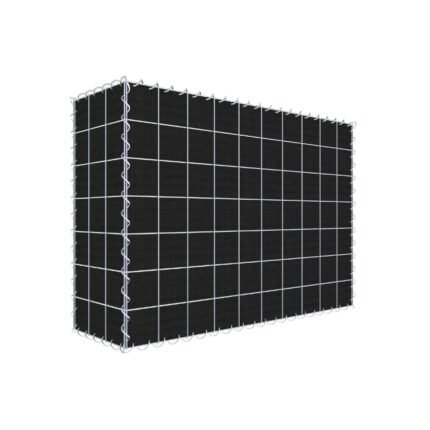 Begrünte Gabione mit Vlies 100 cm x 70 cm x 30 cm (L x H x T), Maschenweite 10 cm x 10 cm, Spirale