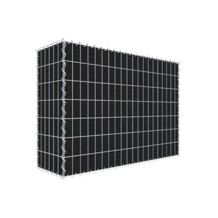Begrünte Gabione mit Vlies 100 cm x 70 cm x 30 cm (L x H x T), Maschenweite 5 cm x 10 cm, Spirale