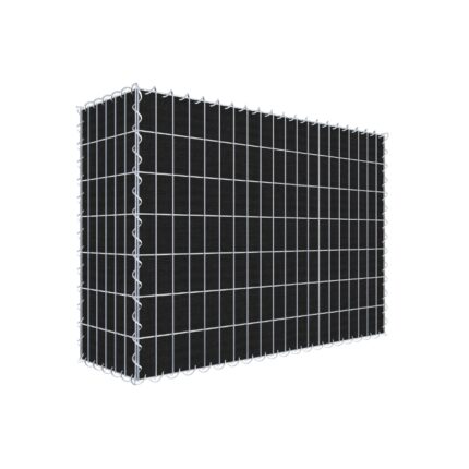 Begrünte Gabione mit Vlies 100 cm x 70 cm x 30 cm (L x H x T), Maschenweite 5 cm x 10 cm, Spirale