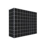 Begrünte Gabione mit Vlies 100 cm x 80 cm x 30 cm (L x H x T), Maschenweite 10 cm x 10 cm, Spirale