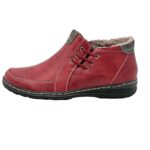 Boots Stiefeletten gefüttert Rot 37