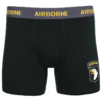 Boxershorts 101st Airborne schwarz – Zubehör – Modell 8173 | Outdoor Militär Tactical Gear