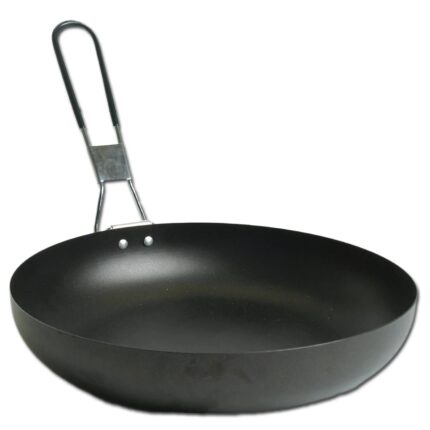 Camping Pfanne mit Klappstiel 25 cm – Zubehör | Outdoor Militär Tactical Gear