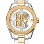 Chambers Midi - Zweifarbige Silber- und Goldfarbe