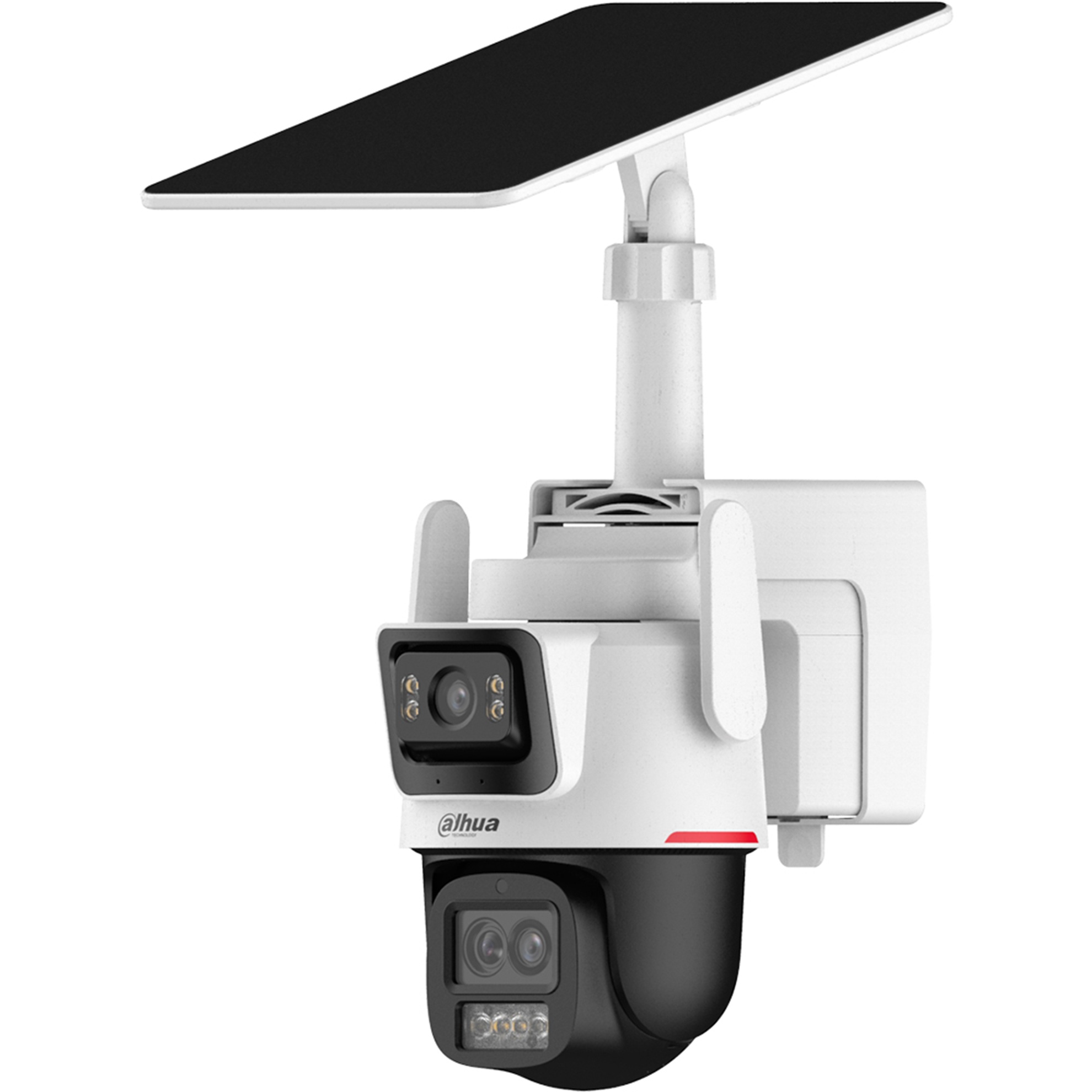 Dahua IPC-PTS2649DCP-3E3Z-S4GB20-3684-0280B-PRO (2.8 Dahua IPC-PTS2649DCP-3E3Z-S4GB20-3684-0280B-PRO (2.8,3.6,8.4mm) 3+3MP 4G IP Dual Lens PT Dome Kamera mit Solarpanel - Image 1