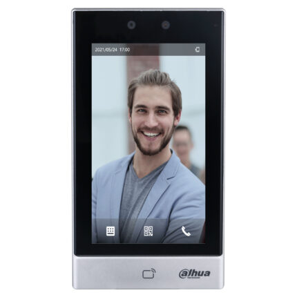 Dahua Sprechanlage mit Gesichtserkennung DHI-ASI7213S-W Zutritt mit Gesicht, Fingerprint oder Kartenleser