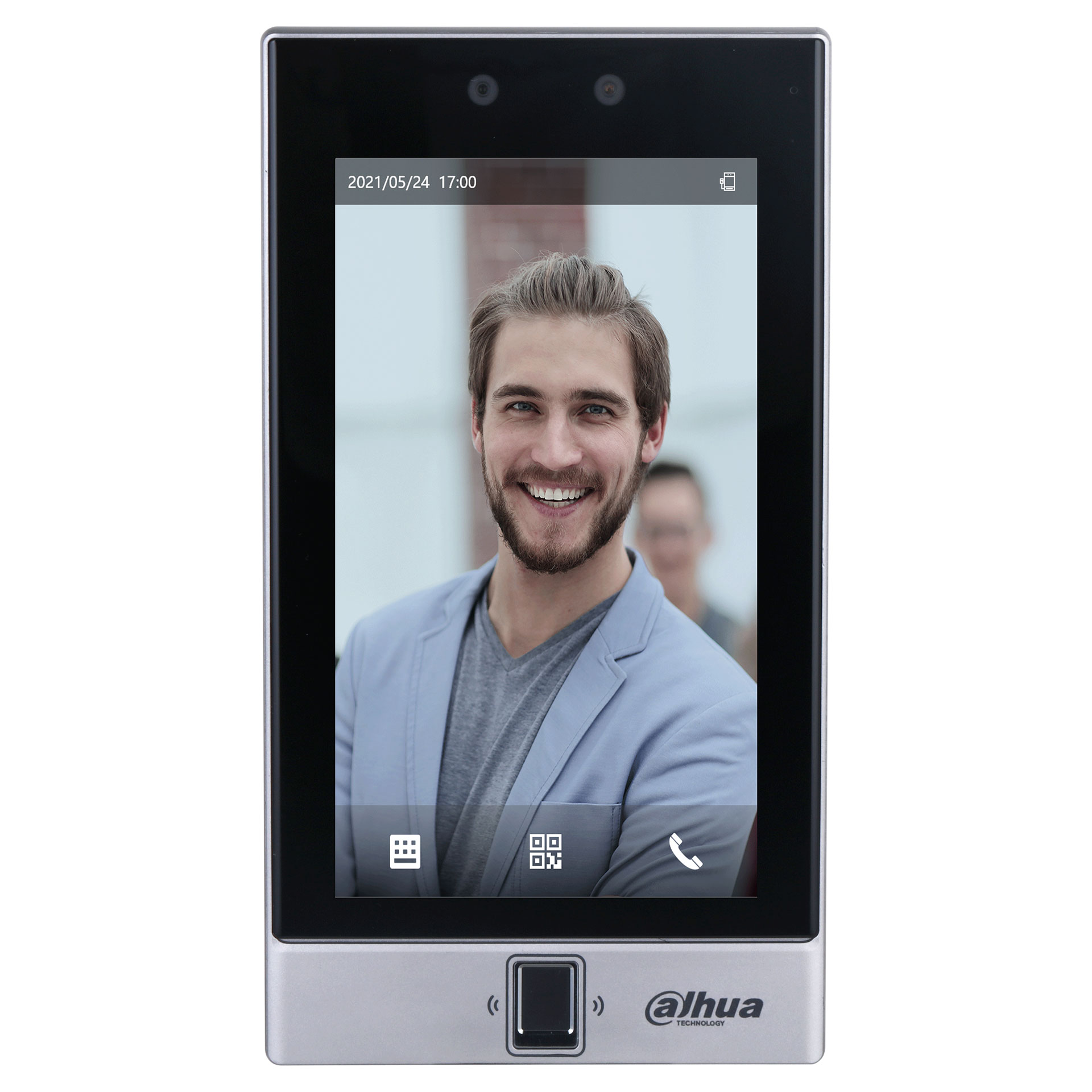 Dahua Sprechanlage mit Gesichtserkennung DHI-ASI7214S-W Zutritt mit Gesicht Dahua Sprechanlage mit Gesichtserkennung DHI-ASI7214S-W Zutritt mit Gesicht, Fingerprint oder Kartenleser - Image 1