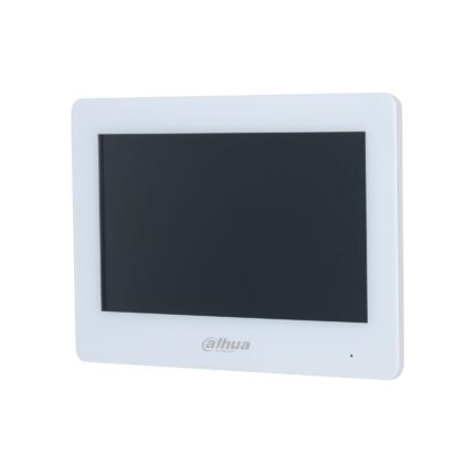 Dahua VTH5421HW-W Hochleistungs-IP- und Wi-Fi-Innenmonitor mit 7" Touchscreen, Alarmintegration und fortschrittlicher Video-Decodierung