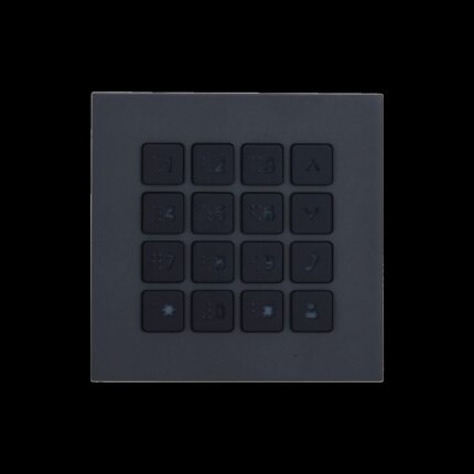 Dahua VTO4202FB-MK Modul zur Codeeingabe in schwarz, Zutrittskontrolle mit Tastatur für Dahua Türsprechanlagen