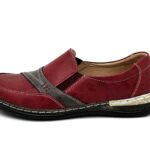 Damen Halbschuhe, Bequeme Mokassins Slipper Rot 36