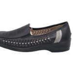Damen Slip on Flache Schuhe Schwarz 41