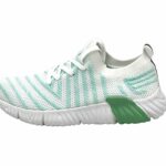 Damen Sneaker Laufschuhe für Freizeit Weiß-Grün 39