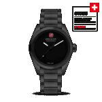 DARK MATTER 40mm Schwarz Edelstahl - Swiss Made - Herrenuhr