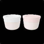 Das Saucedöschen - monbento MB Temple S weiß Natural / rosa Natural