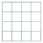 Dekogitter / Rankgitter (inkl. Montagematerial) Maschenweite 10 x 10 cm