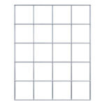 Dekogitter / Rankgitter (inkl. Montagematerial) Maschenweite 10 x 10 cm