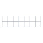 Dekogitter / Rankgitter (inkl. Montagematerial) Maschenweite 10 x 10 cm