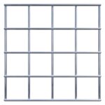 Dekogitter / Rankgitter (inkl. Montagematerial) Maschenweite 5 x 5 cm