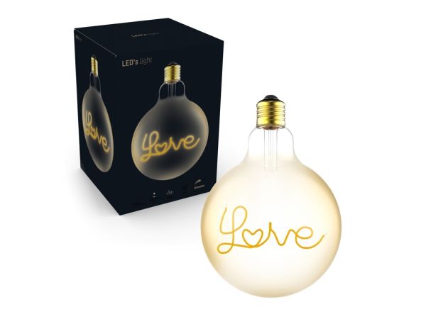 Dekoratives LED Leuchtmittel Love 1800K warmweiss 4