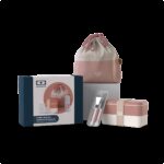 Die Box für die mobile Mahlzeit als ganz besonderes Geschenk - Geschenkbox rosa Moka