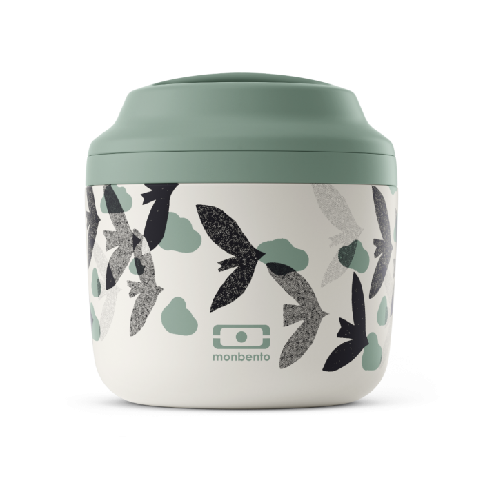 Die isotherm lunchbox - monbento MB Element graphic Birds
