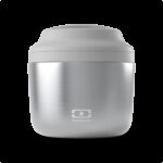 Die isotherm lunchbox - monbento MB Element metallic Silver