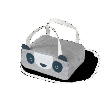 Die Thermo Lunchbag für unterteilte Tablett - monbento MB Wonder Travel blau Panda