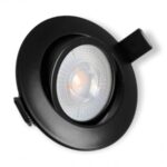 DL-701-7D LED Downlight 7W 3000K 600lm 3-Stufen-Dimmung schwarz