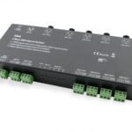 DMA 4-fach DMX Splitter + Verstärker XLR Schraubklemme 12-36VDC