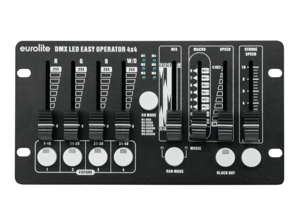 DMX LED EASY Operator 4x4 LED Controller 20 Kanäle DMX LED EASY Operator 4x4 LED Controller 20 Kanäle - Image 1