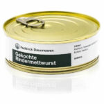 Dosenwurst Landrindermettwurst 200 g – Trekking Rucksäcke | Outdoor Militär Tactical Gear