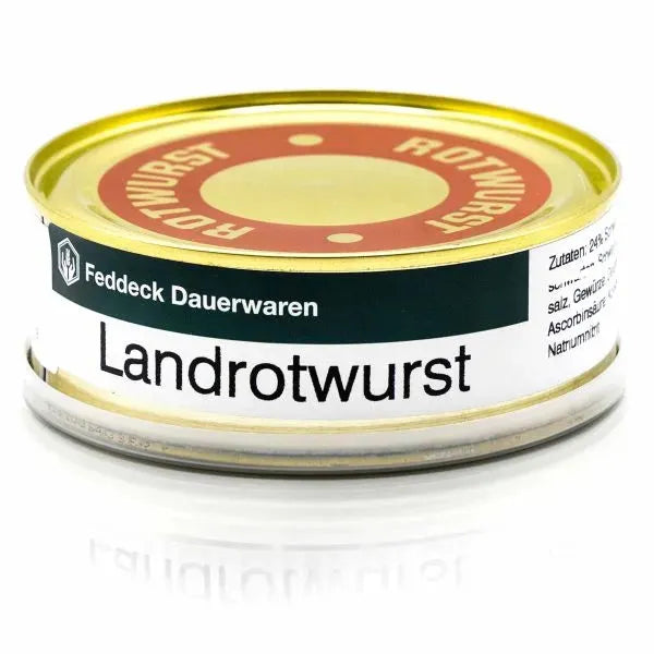 Dosenwurst Landrotwurst 200 g – Trekking Rucksäcke | Outdoor Militär Tactical Gear