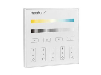 DP-2S DALI DT8 Wandsteuerung CCT 4 Gruppen Glastouch