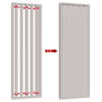 Drehbare lamellen - Kaschmir - 22x90