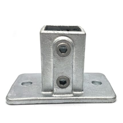 Eckige Fußplatte Typ 12S, 40 mm, Feuerverzinkt