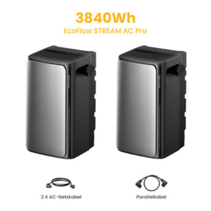 EcoFlow STREAM AC Pro - 2 x AC Pro / Standardversand (Versandkosten werden bei der Kasse berechnet)