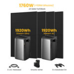 EcoFlow STREAM AC - Stream Ultra+Stream AC+4 x 440 Bifaziale Solarmodule / Standardversand