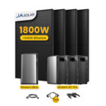 EcoFlow Stream Ultra All-in-One Speicher für Balkonkraftwerke - Stream Ultra + 3*Stream AC PRO / mit 4 x 450 Full Black Solarmodule / Powerness Express (Versandkosten werden bei der Kasse berechnet)