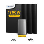 EcoFlow Stream Ultra All-in-One Speicher für Balkonkraftwerke - Stream Ultra / mit 4 x 450 Full Black Solarmodule / Selbstabholung