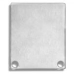 Endkappe (Paar) E44 Aluminium für Alu-Profil YN4/YN5 - C11